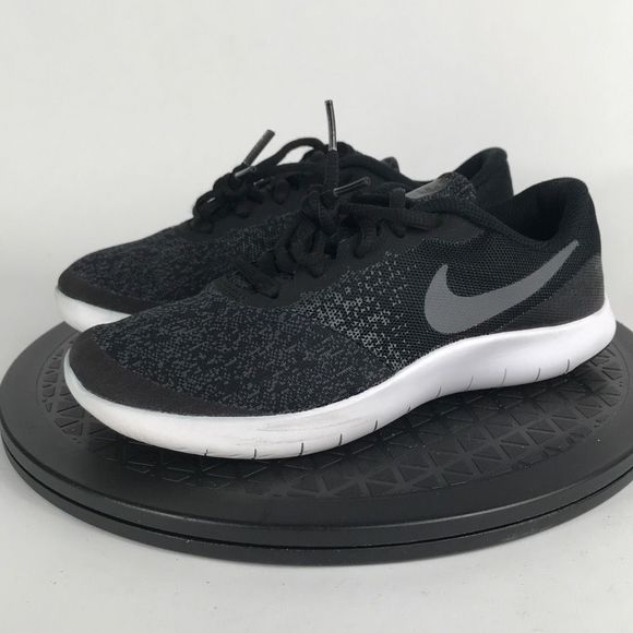 Nike Flex Contact Black/White Athletic Running Shoes 917932-002 Women’s Size 5.5 - Picture 1 of 12